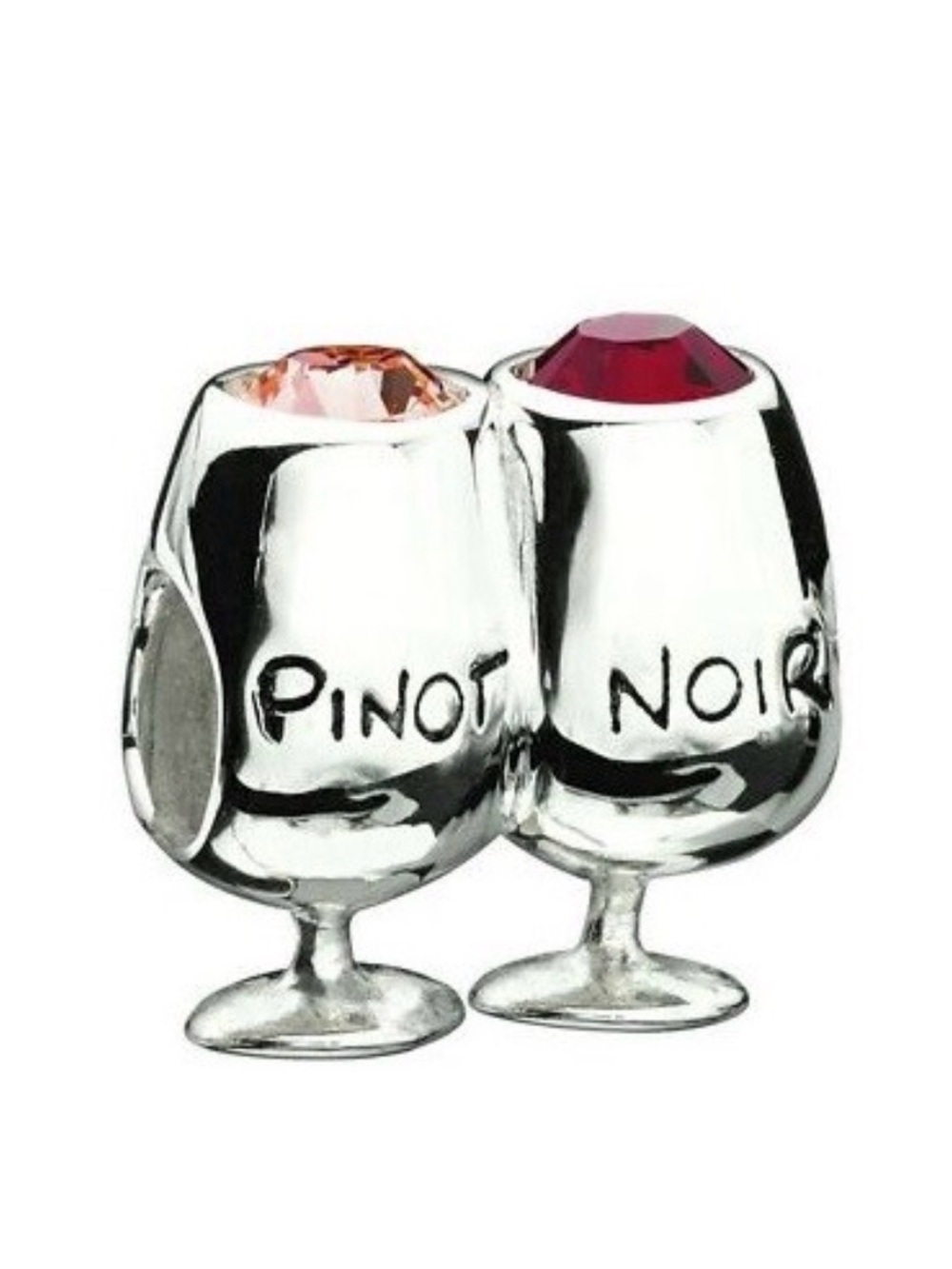 Chamilia Pinot Noir -Pinot Grigio  Charm Swarovski Crystals